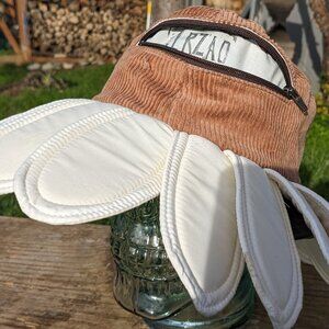 Flower hat w Stash pocket by CLRZAO